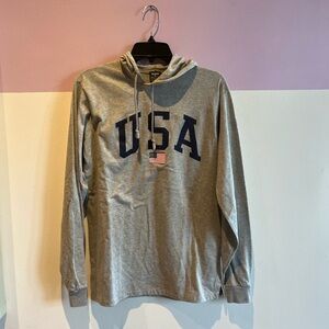 Vintage Ralph Lauren Gray USA Hoodie
